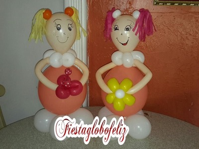 Como hacer una muñeca con globos