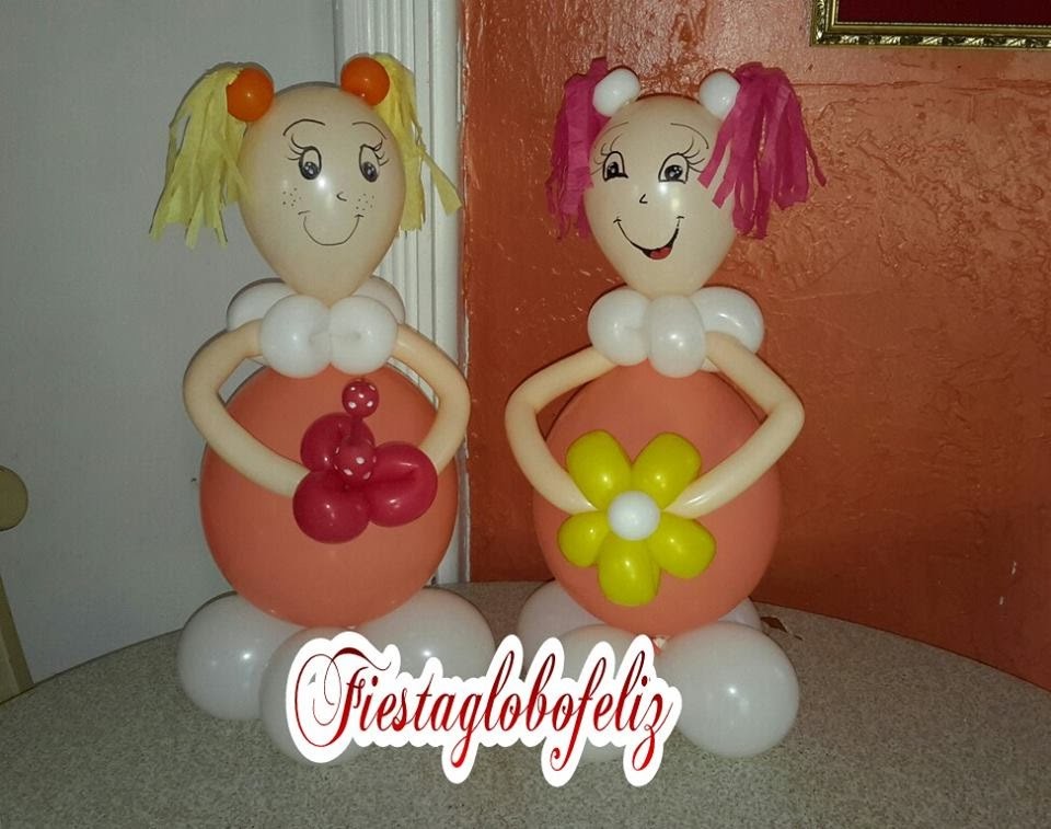 Como hacer una muñeca con globos