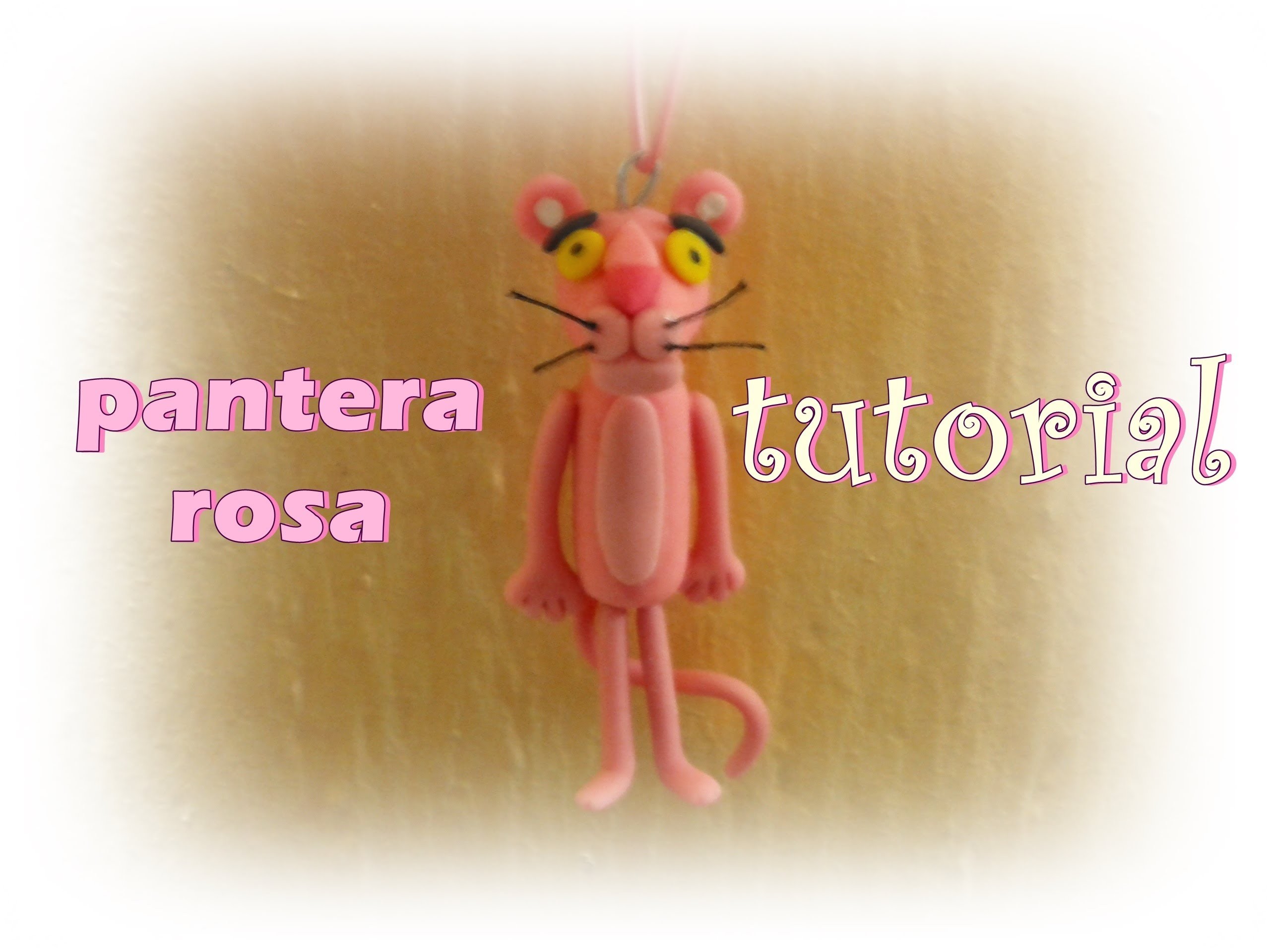 "La Pantera Rosa" Tutorial Porcelana fria