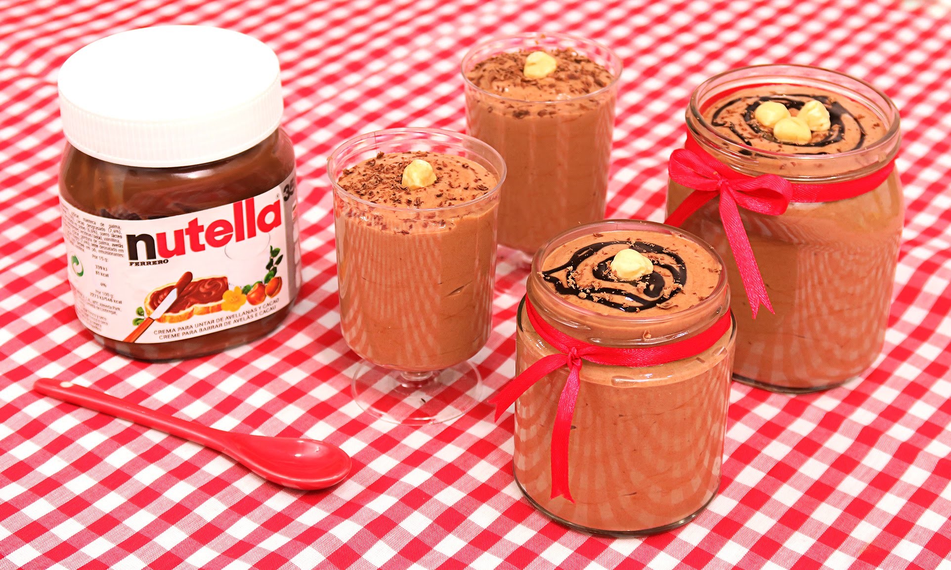 Mousse de Nutella súper Deliciosa!