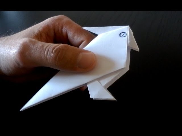 Papagayo de papel - Papiroflexia - Origami