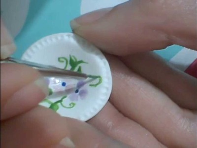 Porcelana fría mini plato decoración
