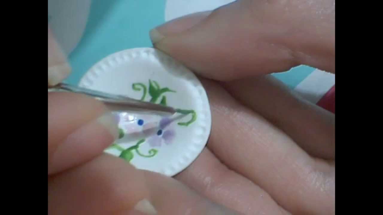 Porcelana fría mini plato decoración