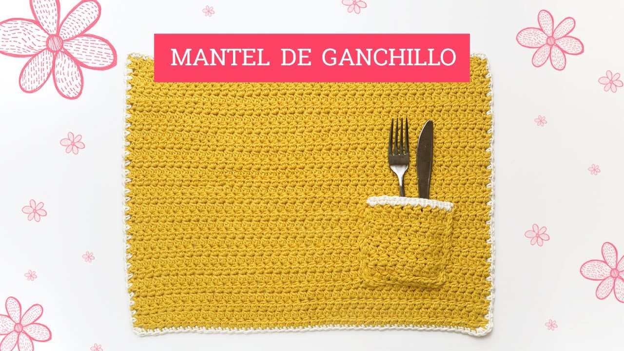 Cómo hacer un mantel de ganchillo | Crochet table mat