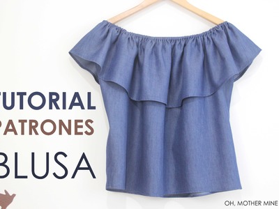 DIY Tutorial y patrones: Blusa para mujer
