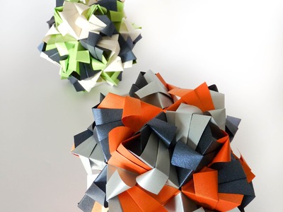 Kusudama Little Roses Origami  30 piezas (Maria Sinayskaya)