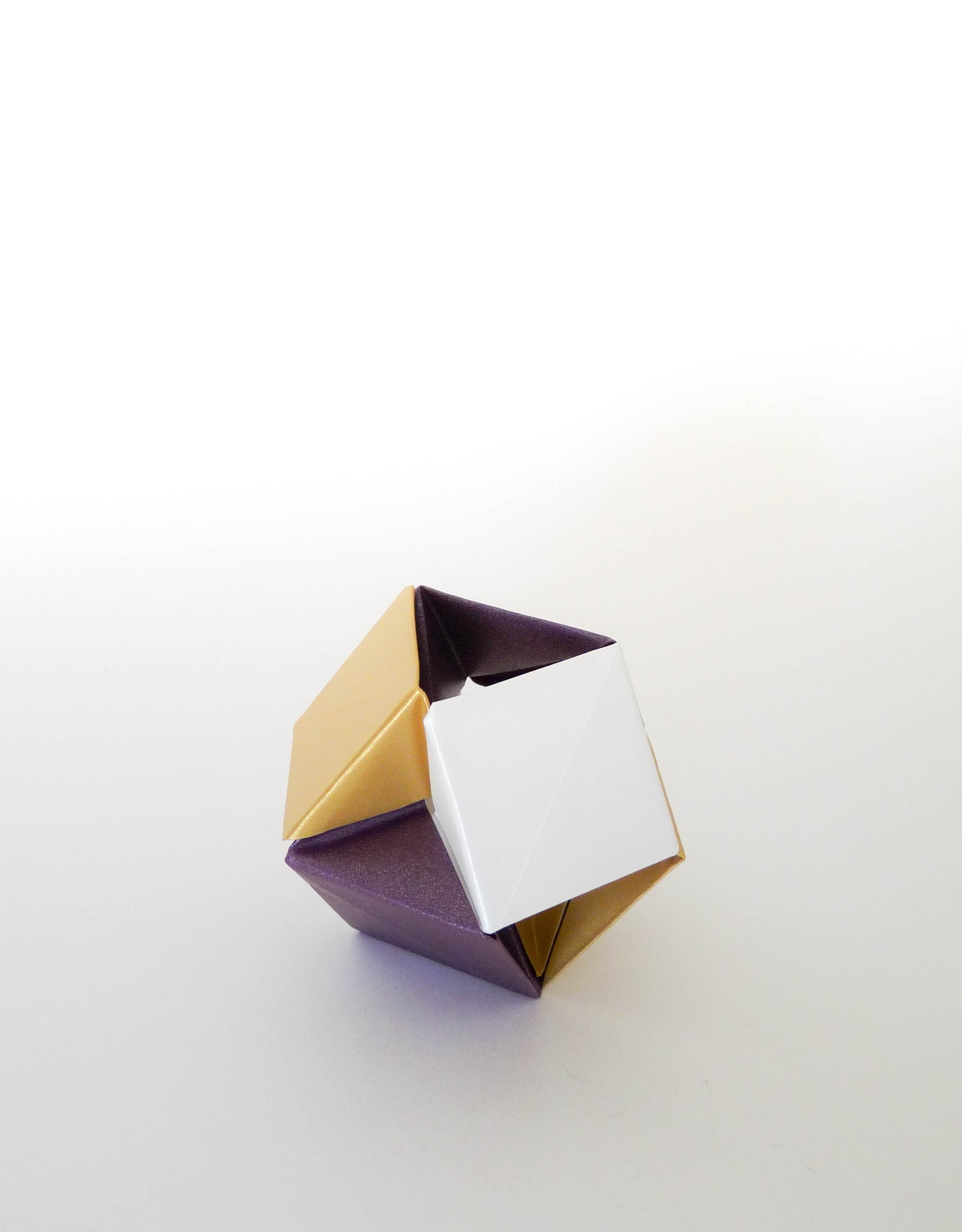 Origami Modular Sonobe Plane (6 piezas)