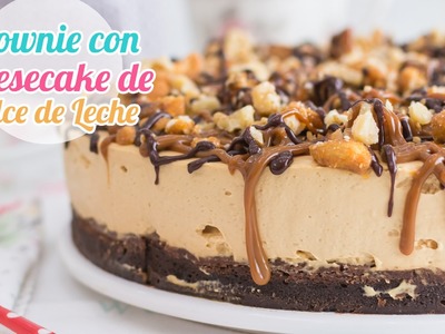 Brownie con Cheesecake de Dulce de Leche | Quiero Cupcakes!