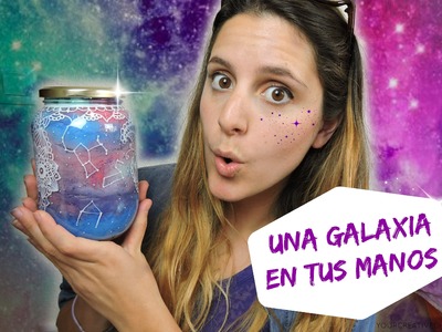 DIY bote galaxia y zentangle art - DIY Galaxy bottle and zentangle art