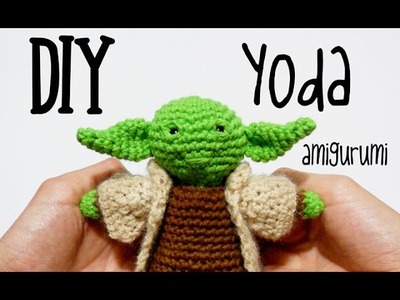 DIY Yoda Star Wars amigurumi crochet.ganchillo (tutorial)