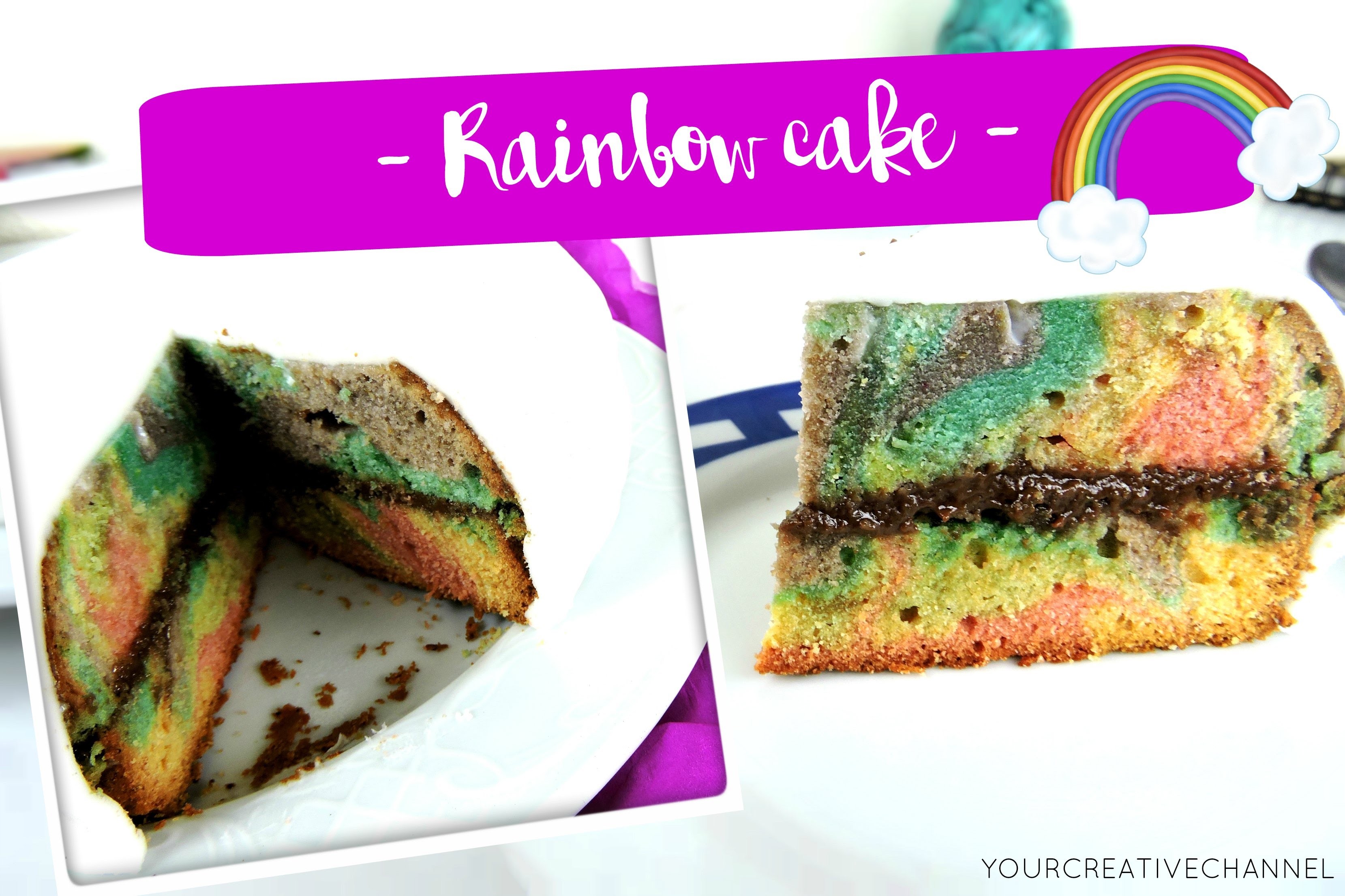 Pastel arcoiris - rainbow cake