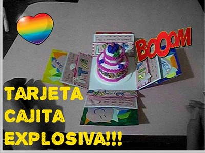 Tarjetas de cumpleaños - Cajita Explosiva - parte 1 - The Colors