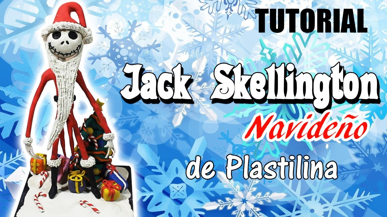 Tutorial Jack Skellington (Navideño) de Plastilina