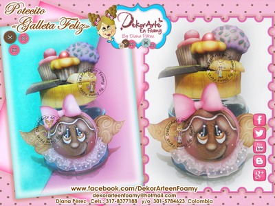 AULA VIRTUAL GALLETICA FELIZ - DEKORARTE EN FOAMY