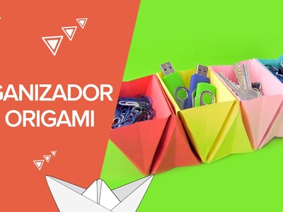 Organizador de cartulina paso a paso | Origami para niños