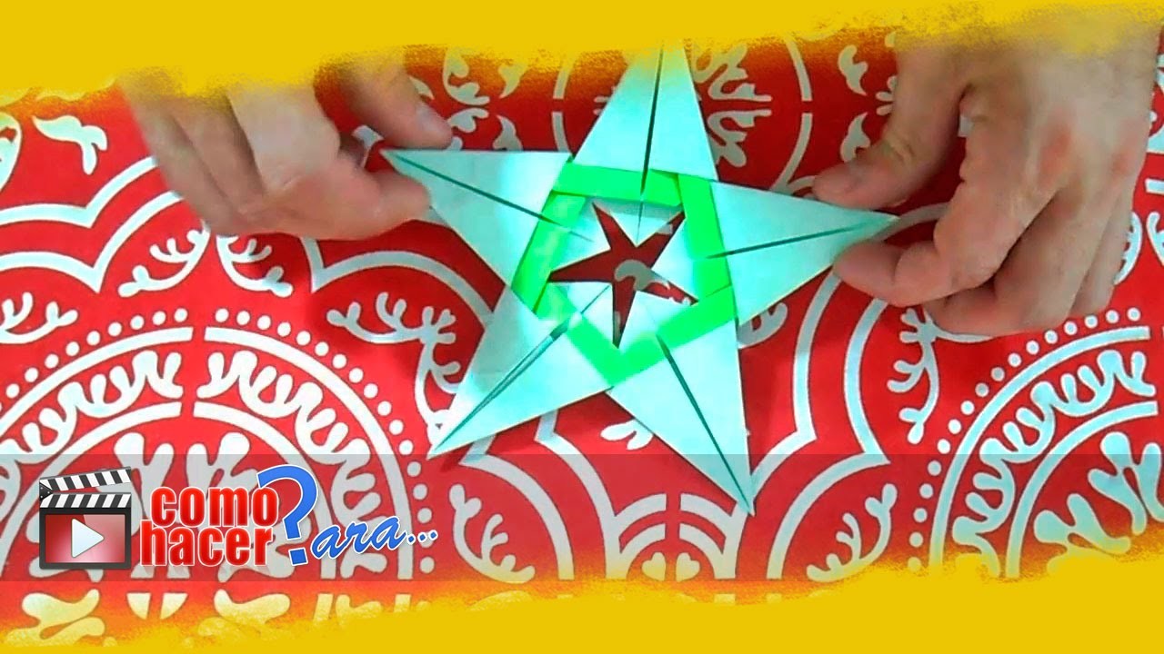 Origami: Cómo hacer una estrella de papel