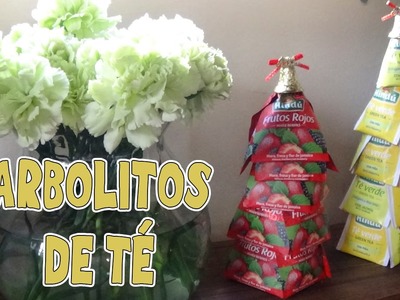 Arbolito navideño con bolsitas de té - Candy Bu