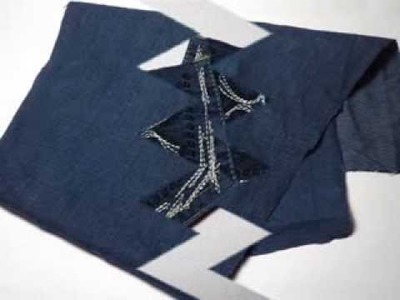 Como forrar tu cuaderno con tela jean