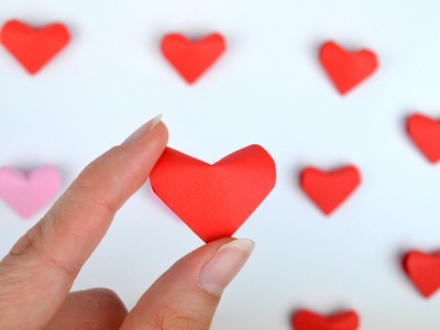 Cómo hacer corazones de papel en 3D | Easy origami heart tutorial | Lluna May