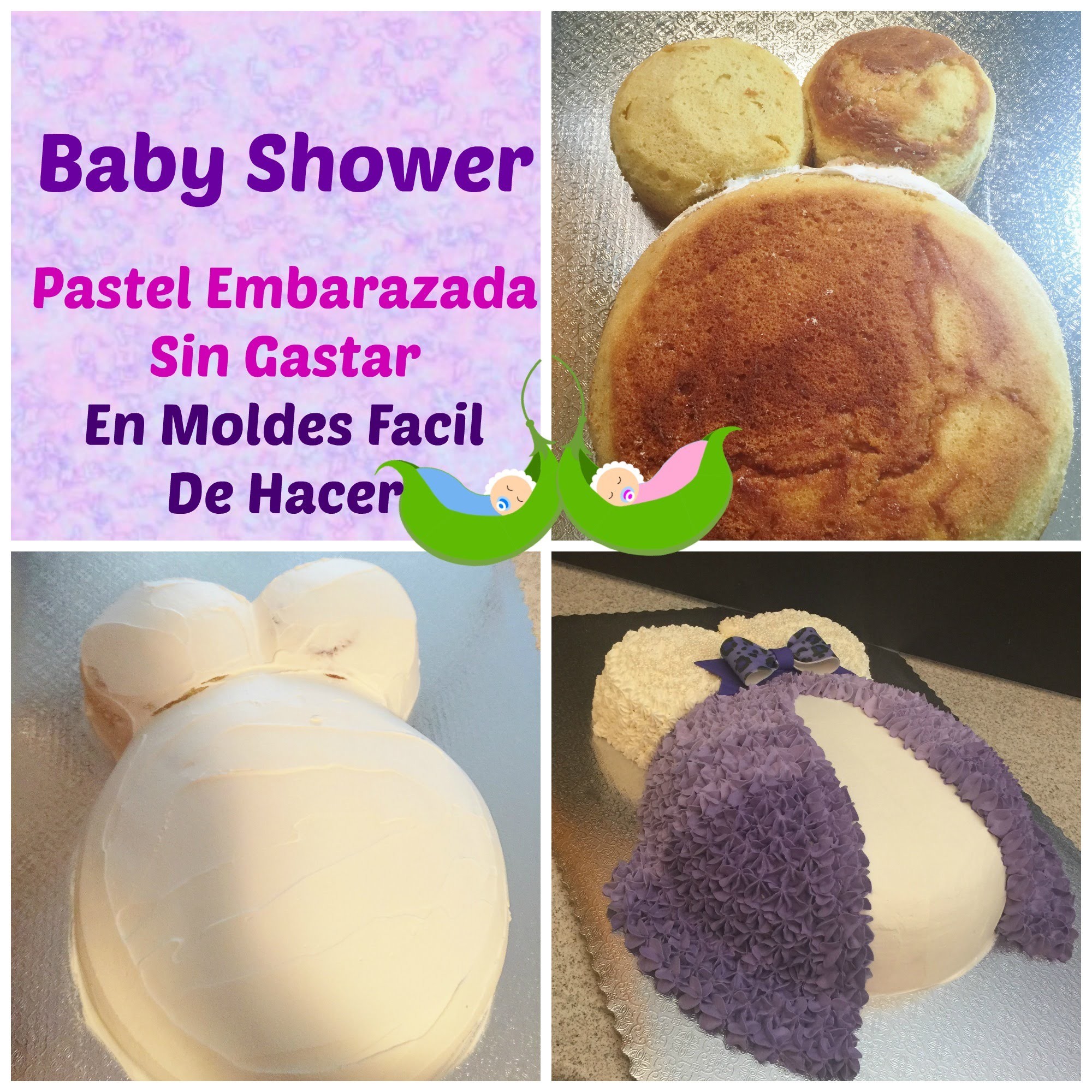 Cómo Hacer Pastel De Embarazada En Chantilly Muy Fácil! - Madelin's Cakes