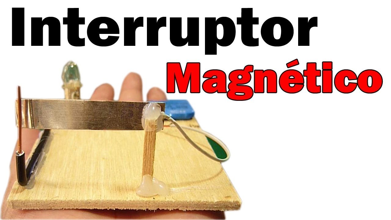 Cómo Hacer Un Interruptor Magnético Casero (muy fácil de hacer)