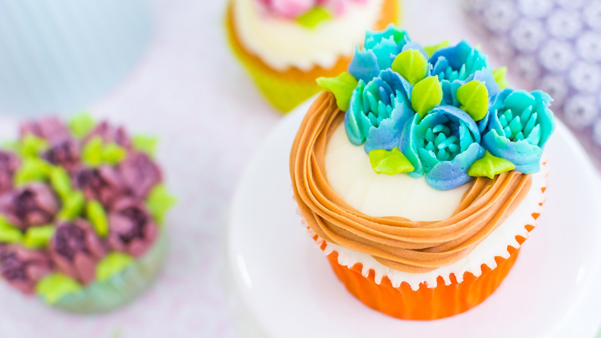 Decoración de cupcakes con boquillas rusas - Tutorial - María Lunarillos | tienda & blog