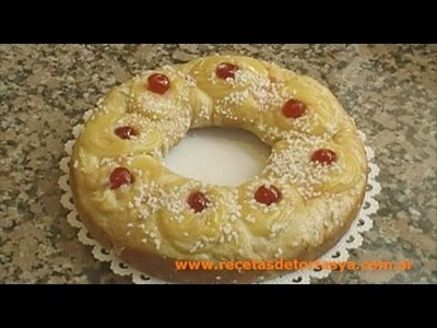 Rosca de Pascua o Reyes "Federica" - Recetas de Tortas YA!
