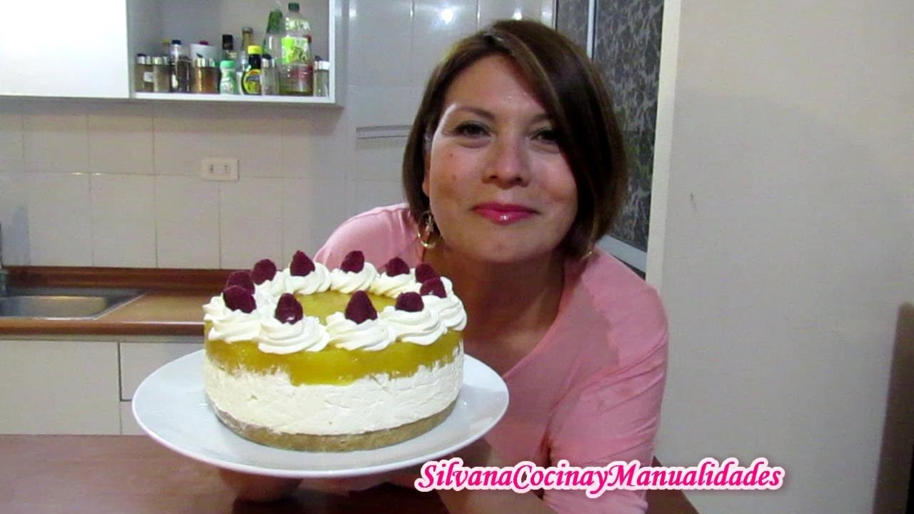 CHEESECAKE DE MANGO SIN HORNO!!! - Silvana Cocina y Manualidades