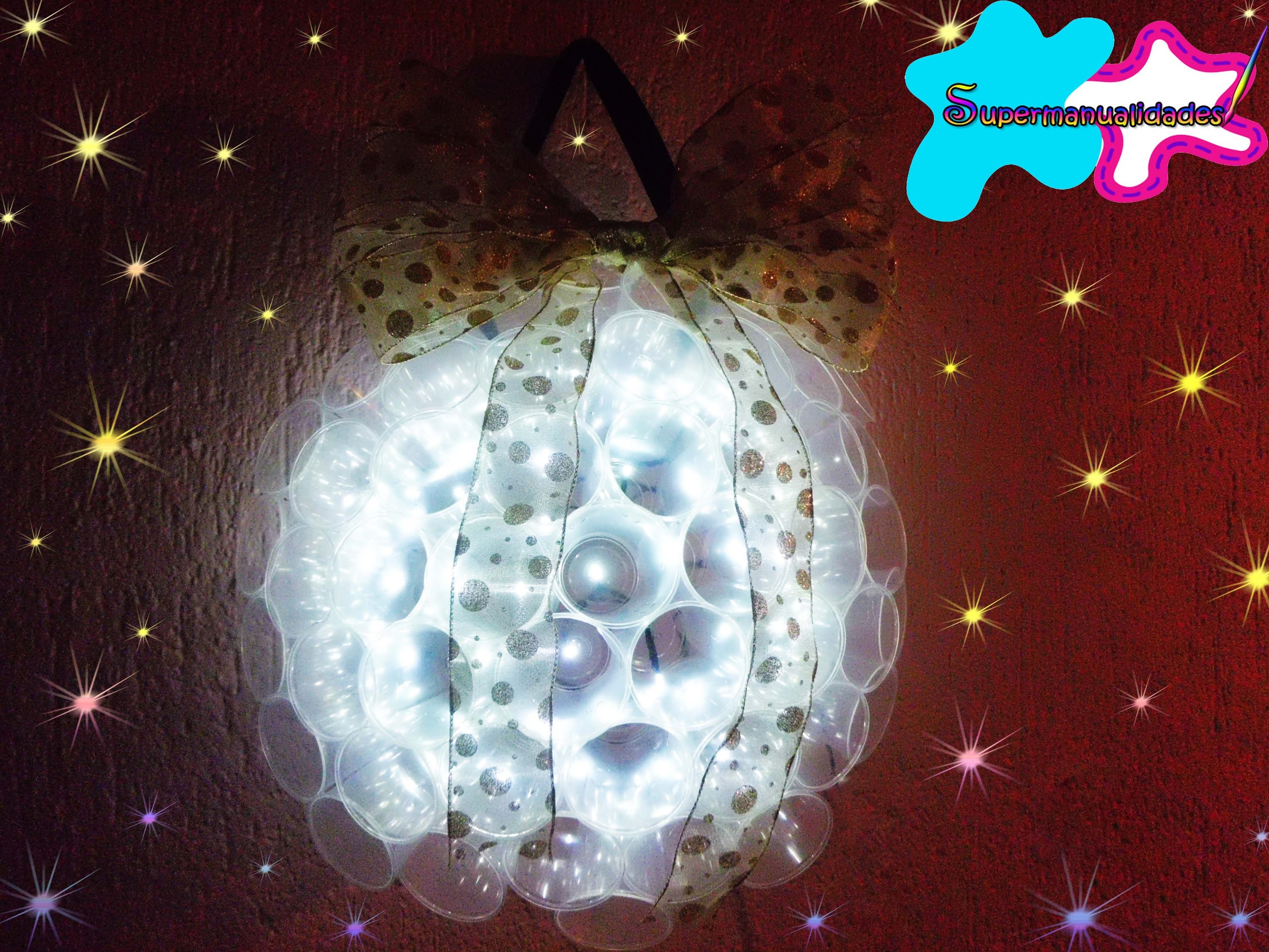 Esfera de luces gigante (decoración navideña) ✪SUPERMANUALIDADES✪