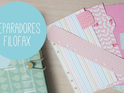 Haciendo separadadores para filofax