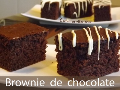 Brownie de chocolate, rápido y muy rico - Chocolate Brownie,  #TonioCocina 129