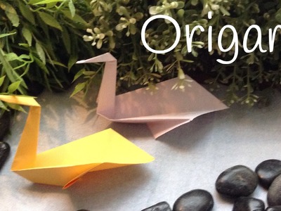 Cómo hacer un cisne de papel fácil: origami fácil para niños