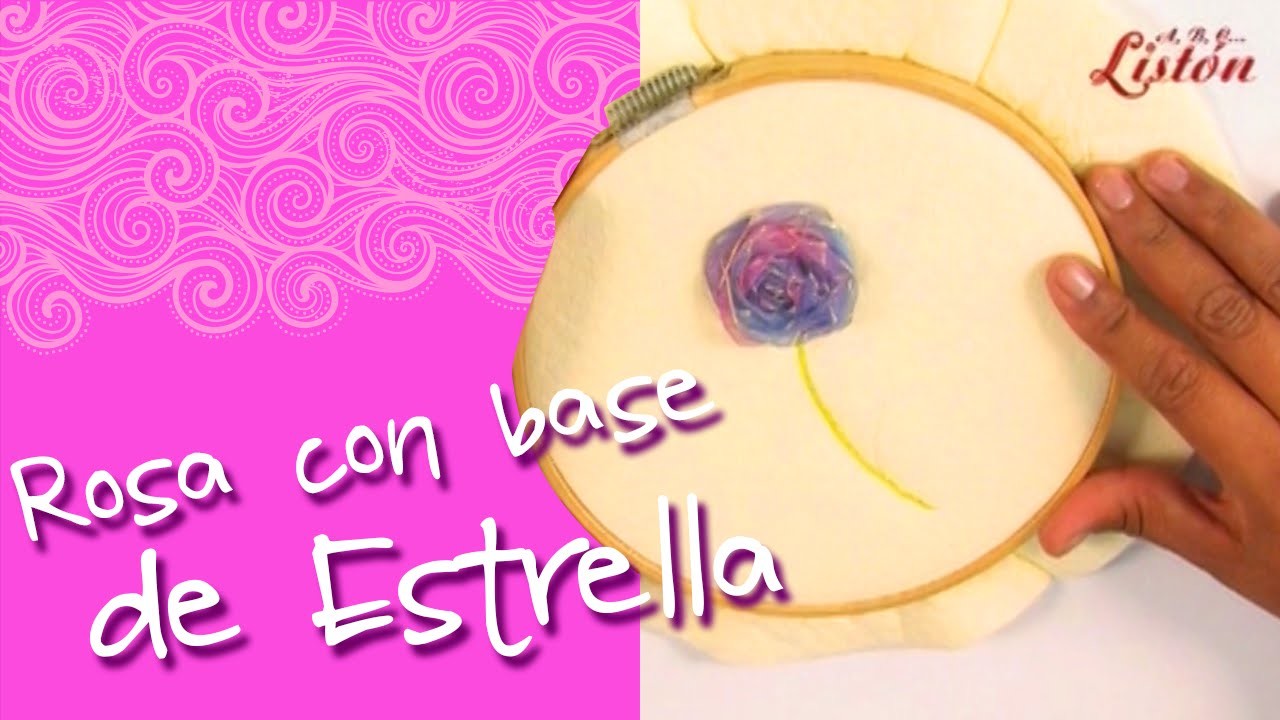 ROSA CON BASE DE ESTRELLA
