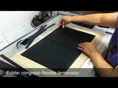 Fabricación Folder Congreso Flexible CARPETAS ALFA