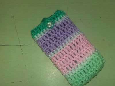 Funda para celular a crochet