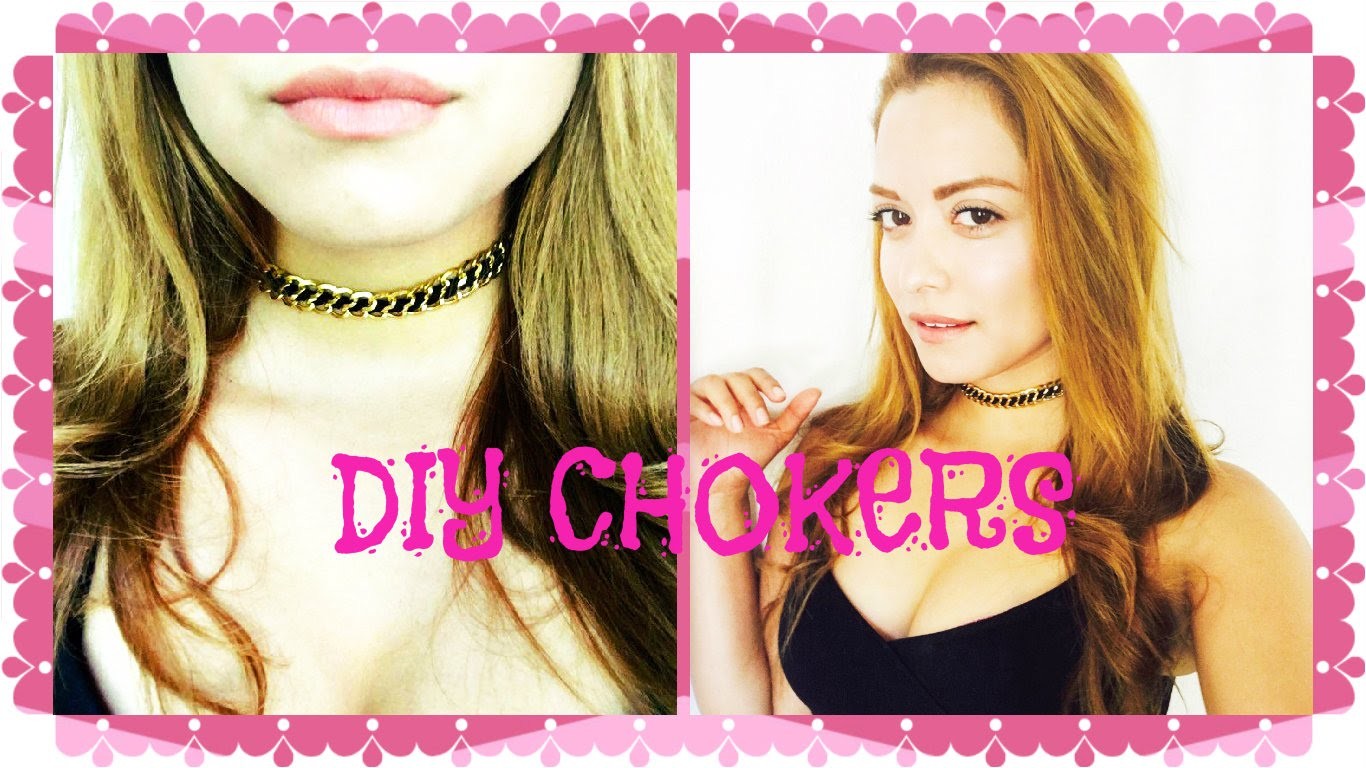 COMO HACER TU PROPIO CHOKER DIY,  DOS COLLARES EN UNO.