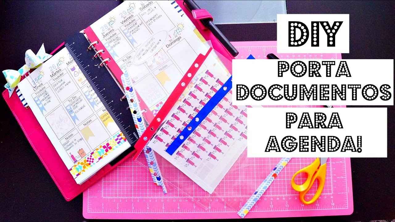 DIY Porta documentos para agenda! | Julieta Jareda