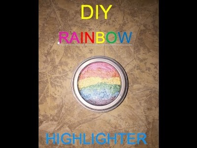 Haz tu propio iluminador de ARCOIRIS - DIY Rainbow Highlighter