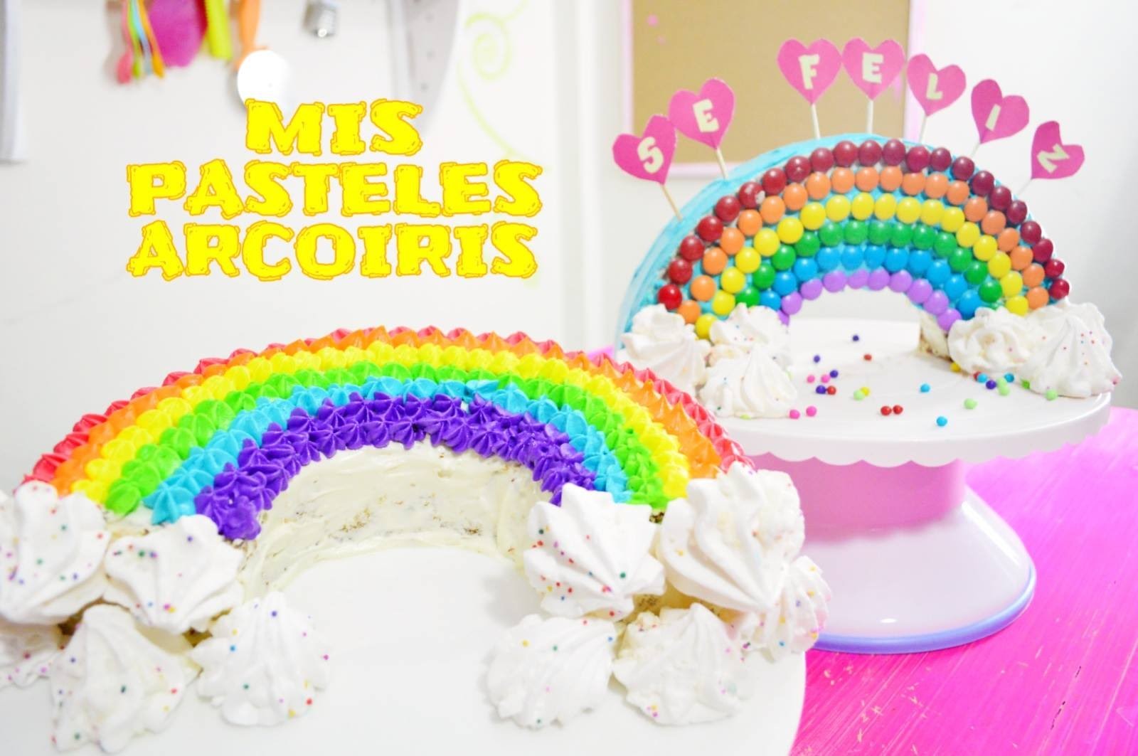 PASTEL ARCOIRIS- rainbow cake
