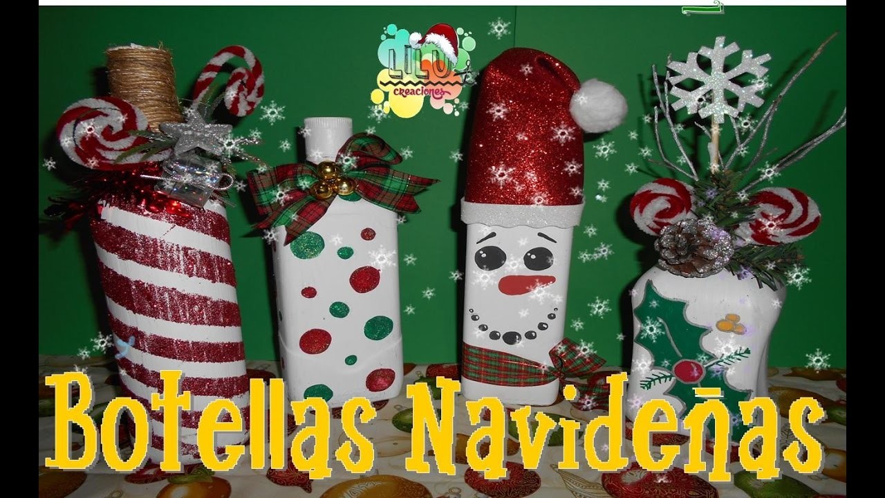 DIY - Botellas Navideñas♥♥ | Especial Día de Navidad