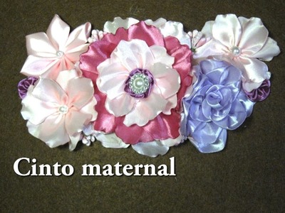#DIY - Cinto maternal rosa, fucsia, morado#DIY - Maternal belt pink, fuchsia, purple