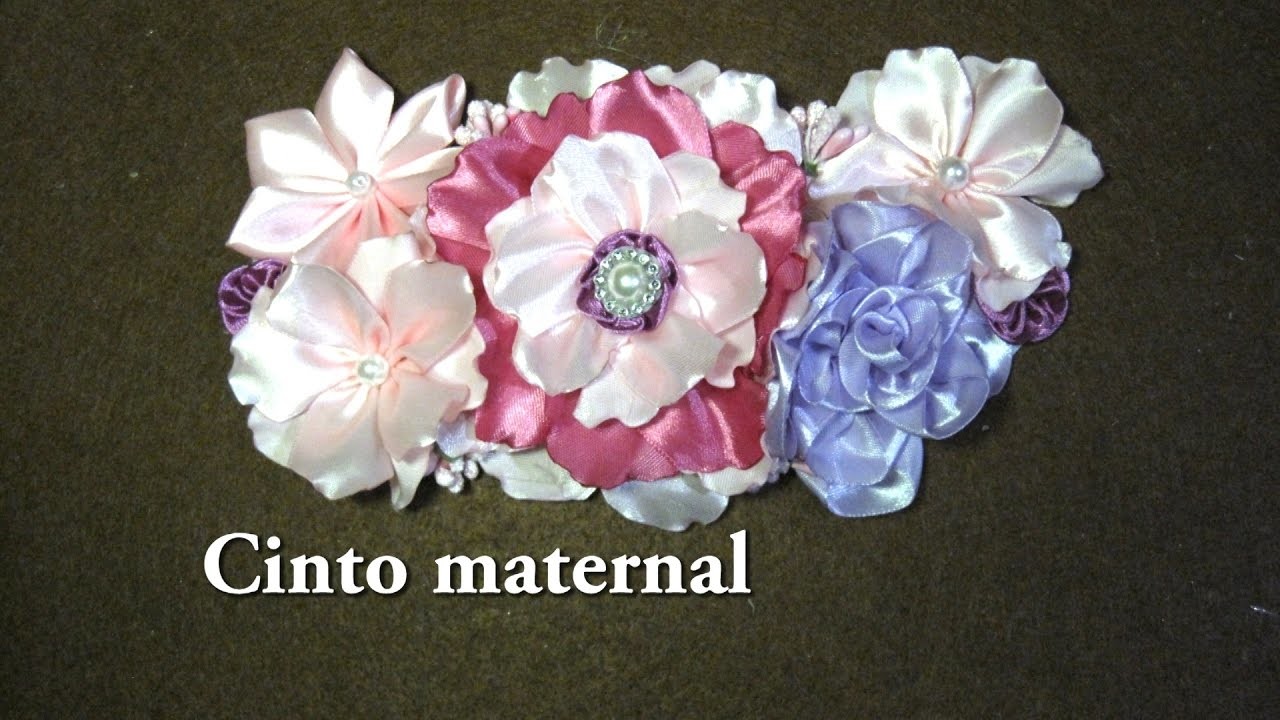 #DIY - Cinto maternal rosa, fucsia, morado#DIY - Maternal belt pink, fuchsia, purple