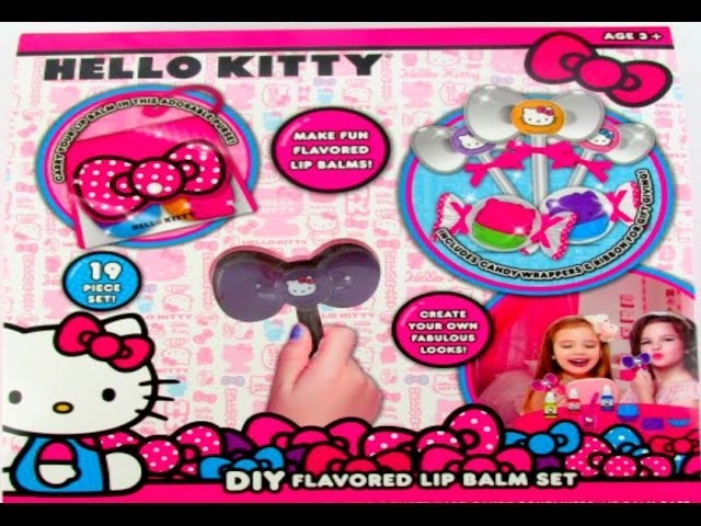 DIY - Hello Kitty balsamos labiales para niñas  Lip Balm Lip Gloss