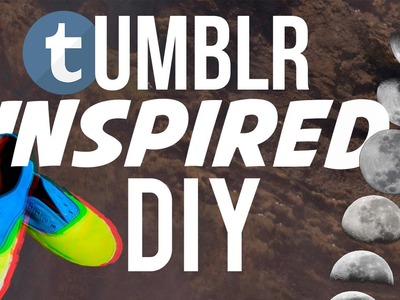 Tumblr Inspired DIY (Vans, Laptop Case, Moon Phases) - Español