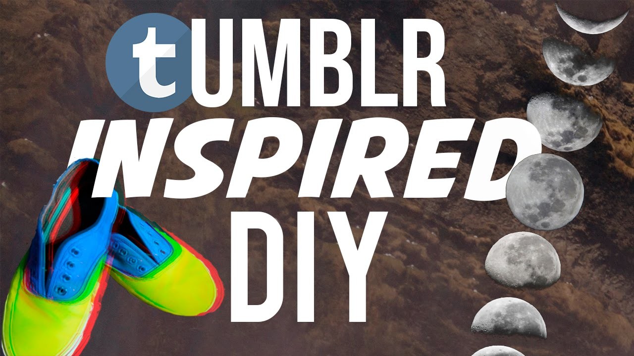 Tumblr Inspired DIY (Vans, Laptop Case, Moon Phases) - Español