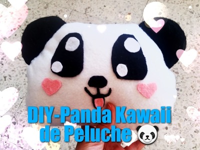 DIY - Panda Kawaii de peluche o cojín ;)