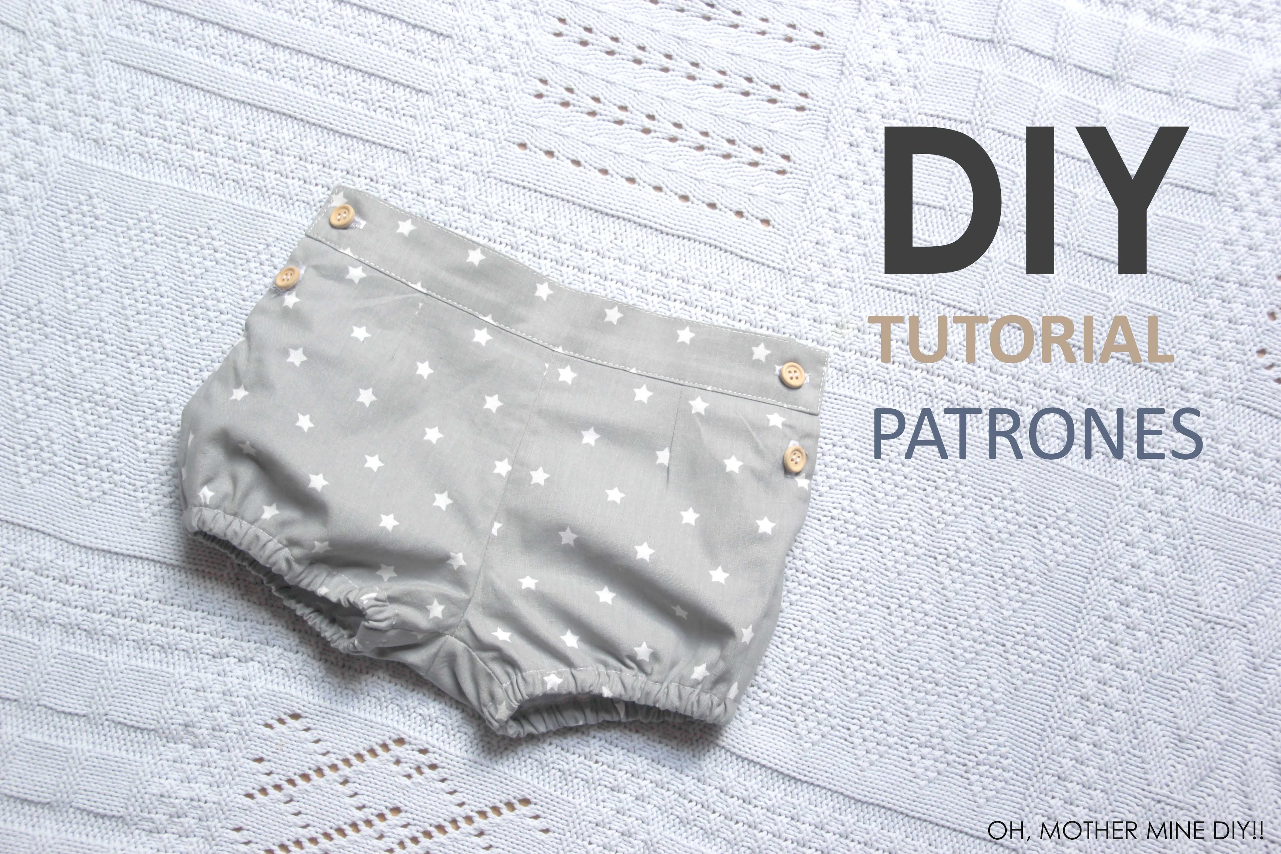 DIY Tutorial y patrones: Pantalon de niño