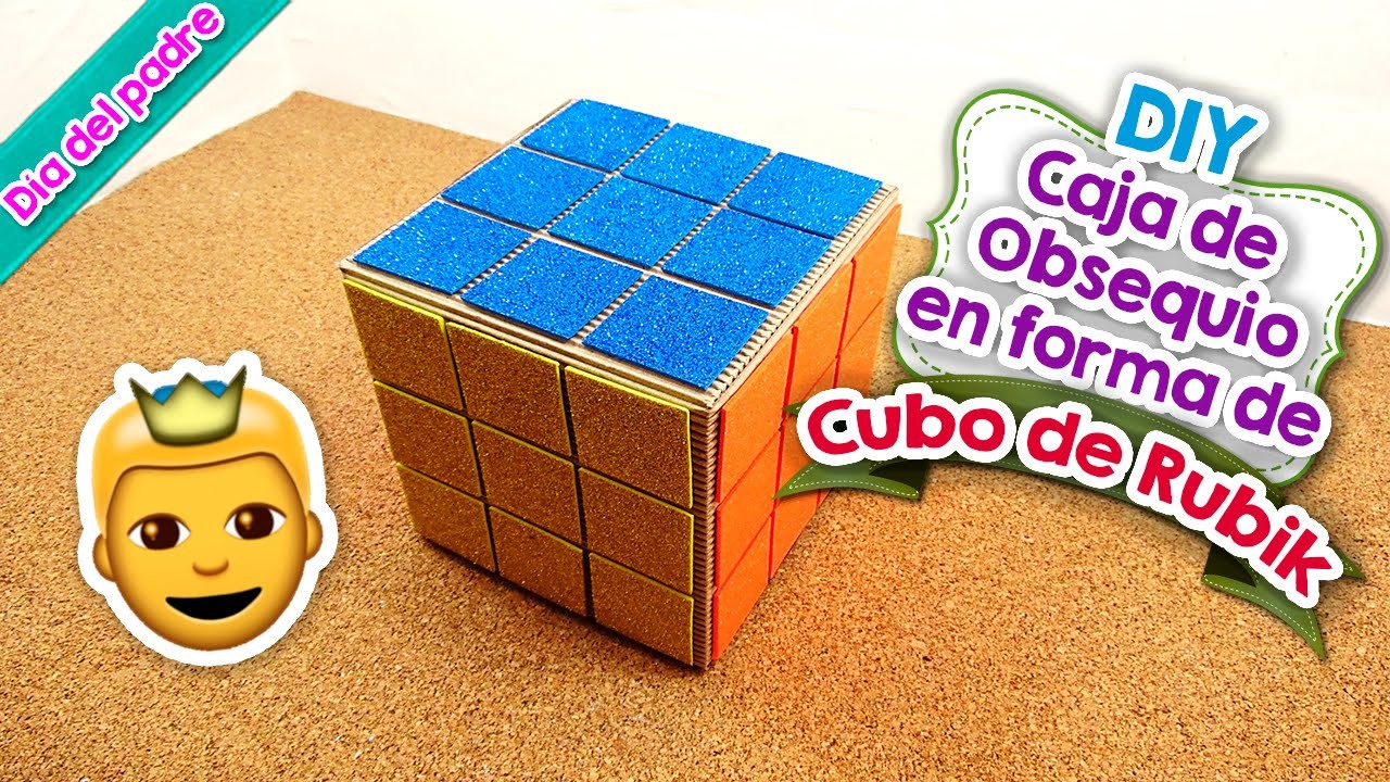 DIY | Caja de obsequio en forma de Cubo de Rubik | Manualidad | PumitaNegraArt