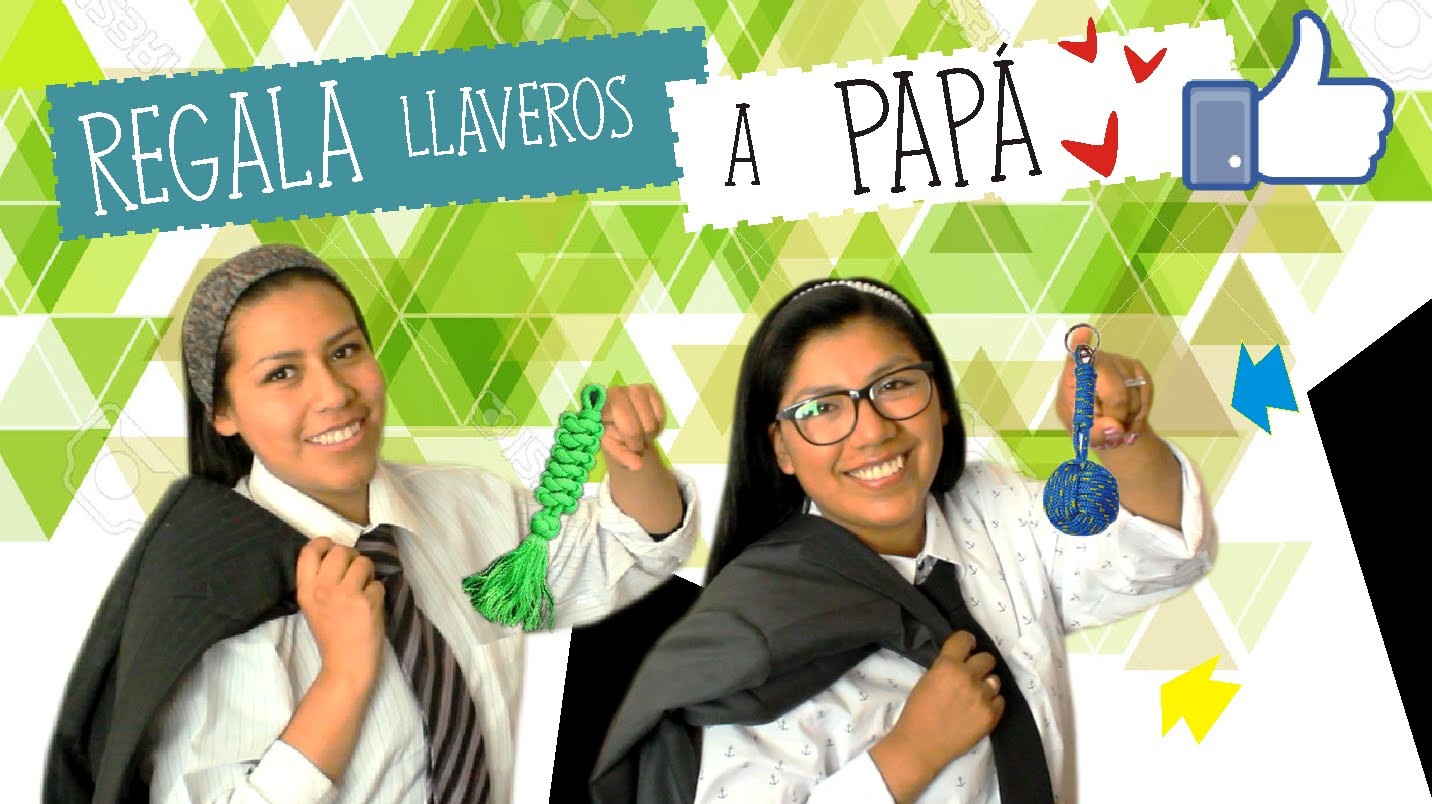 HAZ LLAVEROS DE CUERDA PARA PAPÁ -  DIY | Divas Creativas ♥