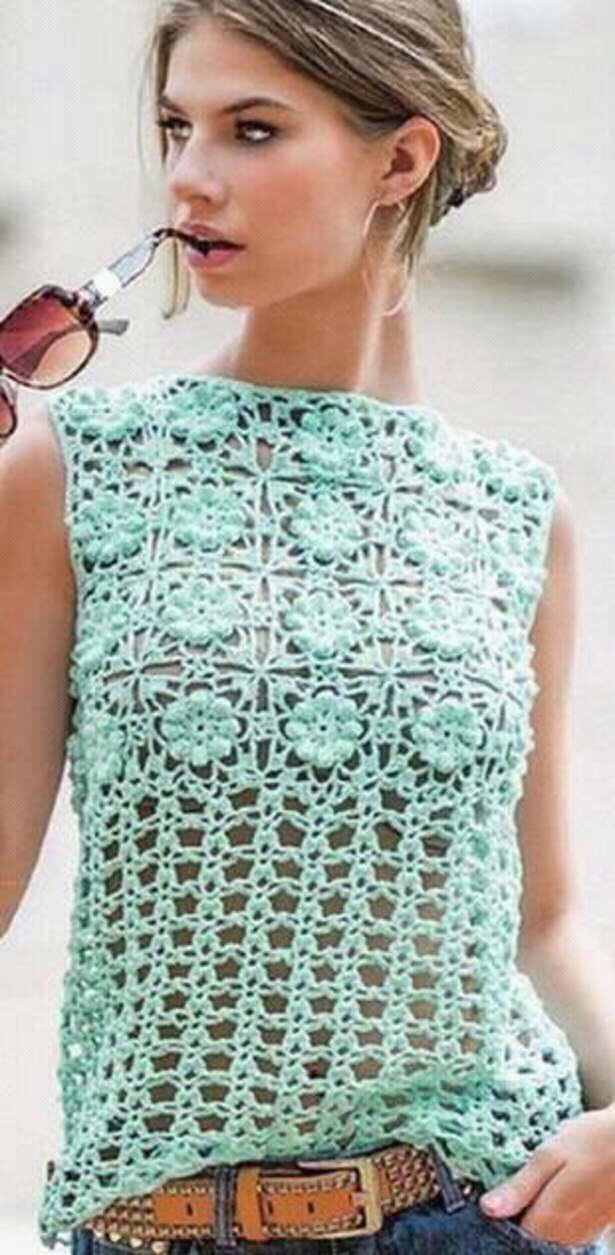 Jersey de verano a crochet 2ª parte  #tutorial #DIY